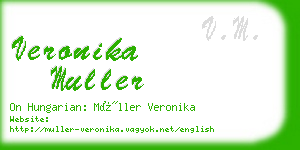 veronika muller business card